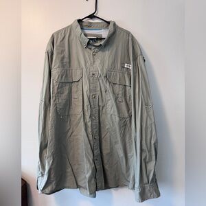 Magellan Lightweight Button-Up Fishing Shirt - Sage Green